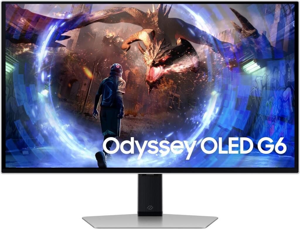 Samsung Odyssey G6 LS27DG602SUXUF 27'' 0.03 ms OLED 2K Pivot 360 Hz Oyuncu Monitörü - Teşhir