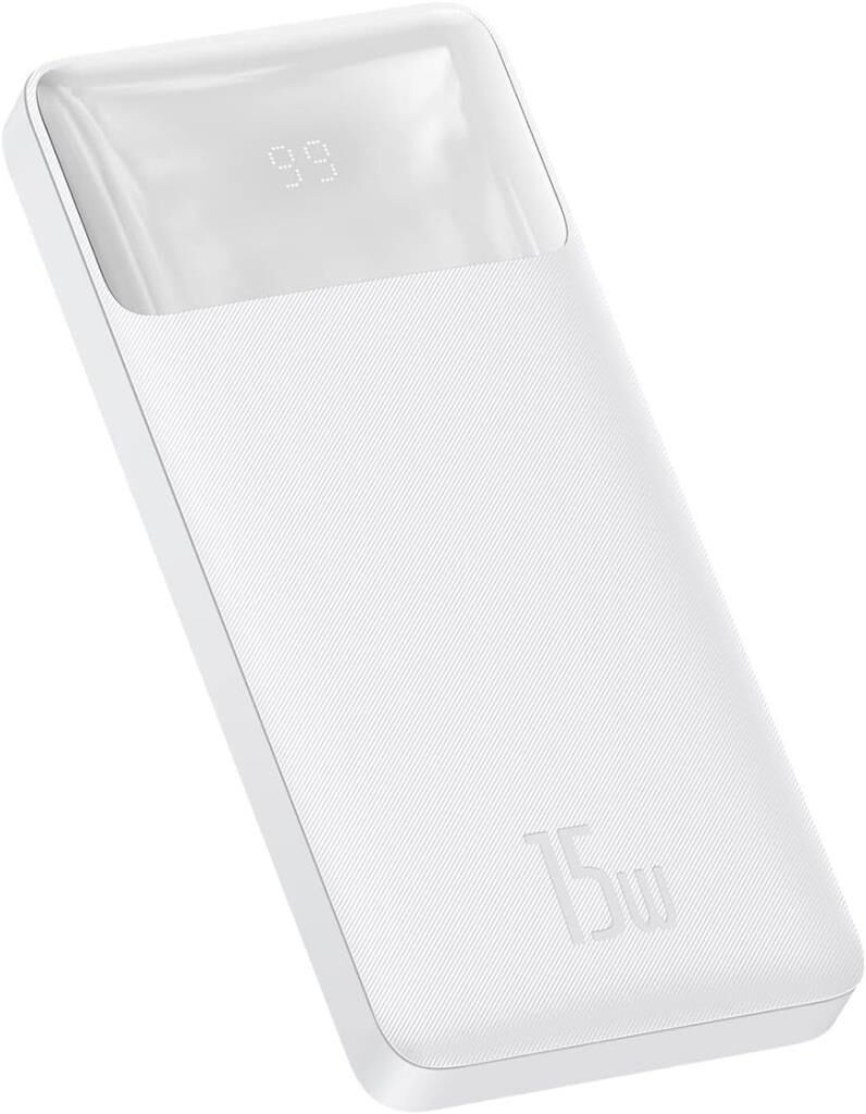 Baseus Bipow Pro Overseas Beyaz 10000 mAh Powerbank