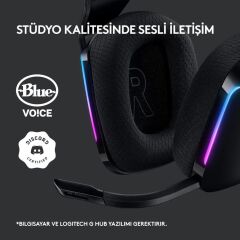 Logitech G733 7.1 981-000864 Siyah Kablosuz Mikrofonlu Kulak Üstü Oyuncu Kulaklığı - Teşhir
