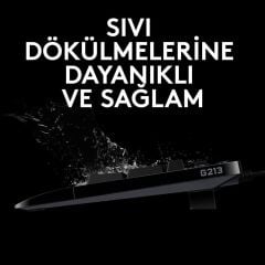 Logitech G213 Prodigy Kablolu Oyuncu Klavyesi - Teşhir