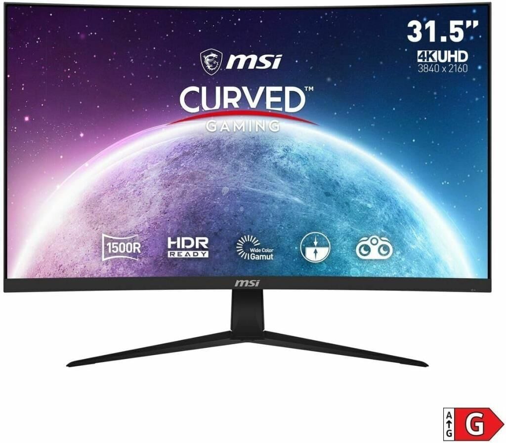 MSI G321CUV 31.5'' 4 ms 4K Curved 60 Hz Oyuncu Monitörü Outlet