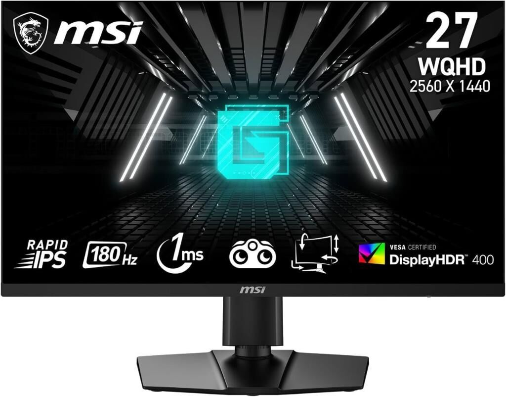 MSI G274QPF E2 27'' 1 ms 2K Pivot IPS 180 Hz Oyuncu Monitörü  - Teşhir