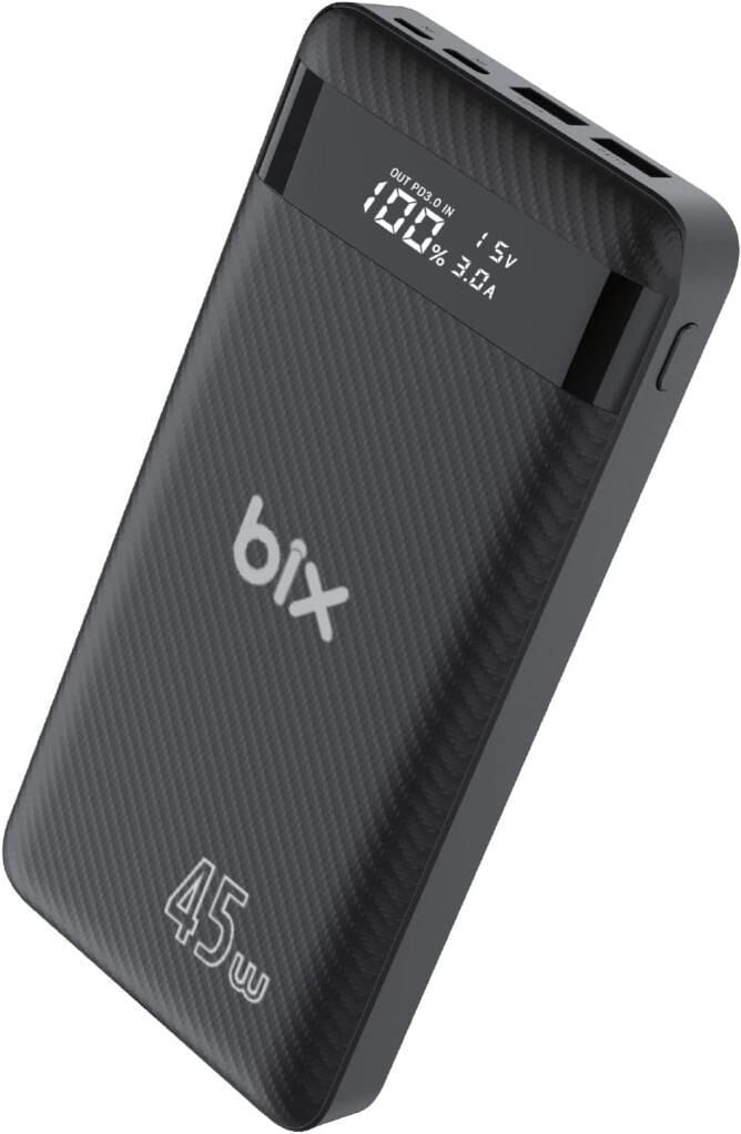 Bix PB202 Siyah 20000 mAh Hızlı Şarj Powerbank - Teşhir