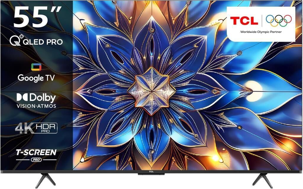 TCL 55T7B 4K Ultra HD 55'' 140 Ekran Uydu Alıcılı Google Smart QLED TV Outlet