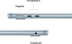 MacBook Air M4 24 GB 512 GB SSD 13.6'' MC6V4TU/A Gök Mavisi Outlet (Açıklamayı Okuyunuz)