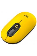 Logitech POP Emoji 910-006546 Sarı Sessiz Optik Kablosuz Mouse - Teşhir
