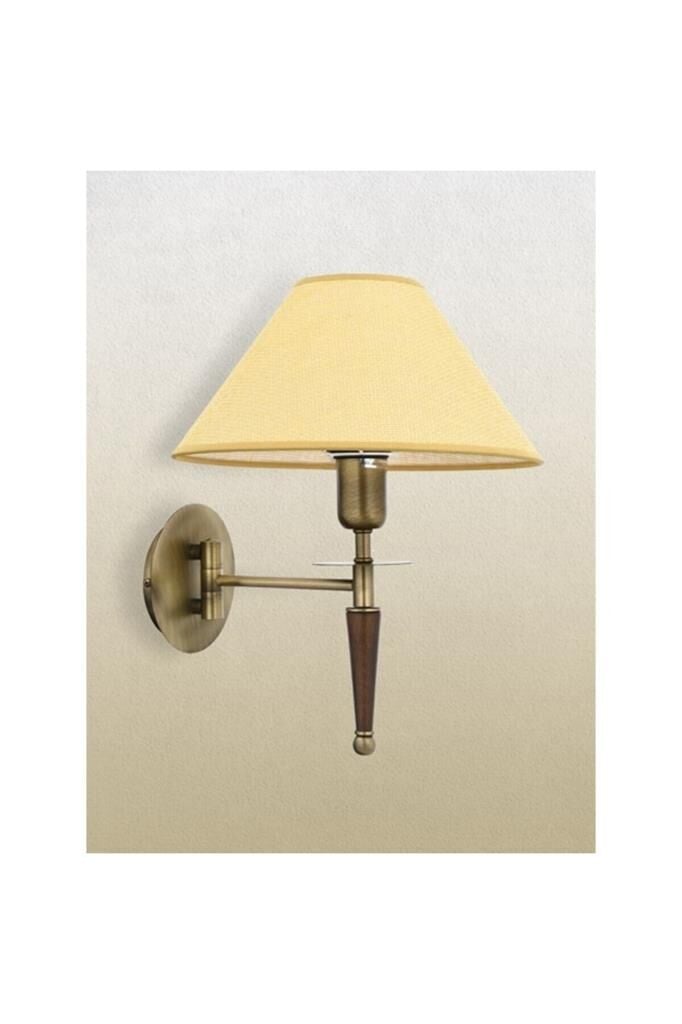 AVONNI HAP-9009-1E Eskitme Kaplama Aplik E27 Metal Ahşap Kumaş 20x24cm Outlet