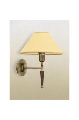 AVONNI HAP-9009-1E Eskitme Kaplama Aplik E27 Metal Ahşap Kumaş 20x24cm Outlet