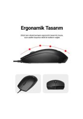 Aula AC101 Kablolu Klavye Mouse Seti - OUTLET