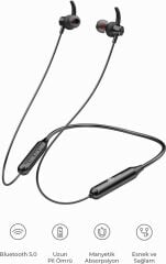 Lenovo Lecoo ES201 Boyun Bantlı Mikrofonlu Kulak İçi Bluetooth Kulaklık Outlet