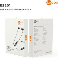 Lenovo Lecoo ES201 Boyun Bantlı Mikrofonlu Kulak İçi Bluetooth Kulaklık Outlet