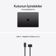 MacBook Pro M5 16 GB 1 TB SSD 14.2'' MDE14TU/ Uzay Siyahı Outlet (Açıklamayı Okuyunuz)