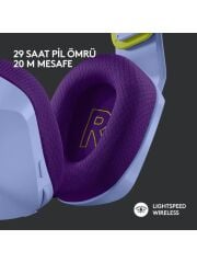 Logitech G733 Lightspeed Lila RGB 7.1 Kablosuz Kulak Üstü Oyuncu Kulaklığı Teşhir