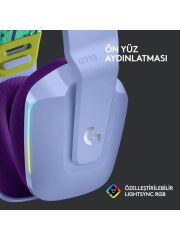 Logitech G733 Lightspeed Lila RGB 7.1 Kablosuz Kulak Üstü Oyuncu Kulaklığı Teşhir