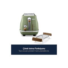 DeLonghi CTOV2103.BW Ekmek Kızartma Makinesi (Teşhir & Outlet)