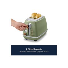 DeLonghi CTOV2103.BW Ekmek Kızartma Makinesi (Teşhir & Outlet)