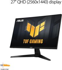 Asus TUF Gaming VG27AQ3A 27'' 1 ms 2K IPS 180 Hz Oyuncu Monitörü Outlet