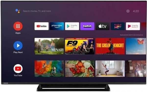 Toshiba 50UA3E63DT 4K Ultra HD 50'' 127 Ekran Uydu Alıcılı Android Smart LED TV - OUTLET