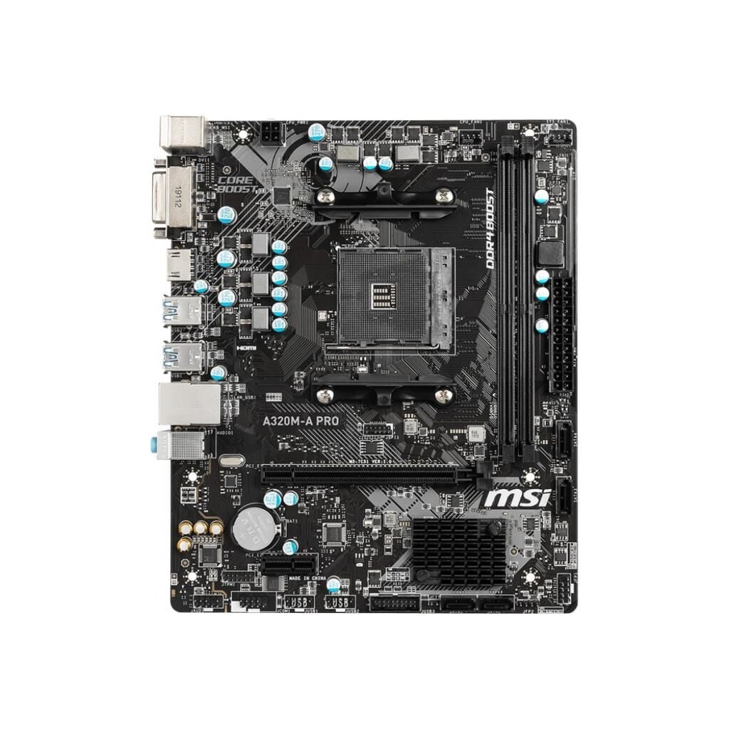 MSI A320M-A Pro AMD AM4 DDR4 Micro ATX Anakart - Outlet