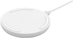Belkin BoostCharge 10 W, iPhone 15, 14, 13, 12, SE, 11, XS, XR, X,8, Samsung Galaxy, Google Pixel uyumlu Hızlı Kablosuz Şarj Cihazı, Beyaz Outlet