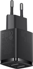 Baseus Compact QC 10.5W USB Siyah Şarj Adaptörü