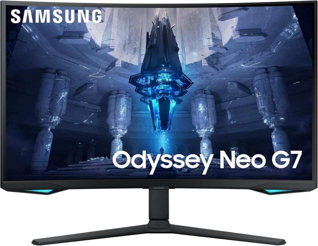 Samsung Odyssey Neo G7 LS32BG750NPXUF 32 '' 1 ms 4K Pivot Curved 165 Hz Oyuncu Monitörü - Teşhir