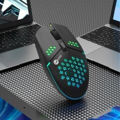 Lenovo Lecoo MS105 RGB Ergonomik Optik Kablolu Oyuncu Mouse