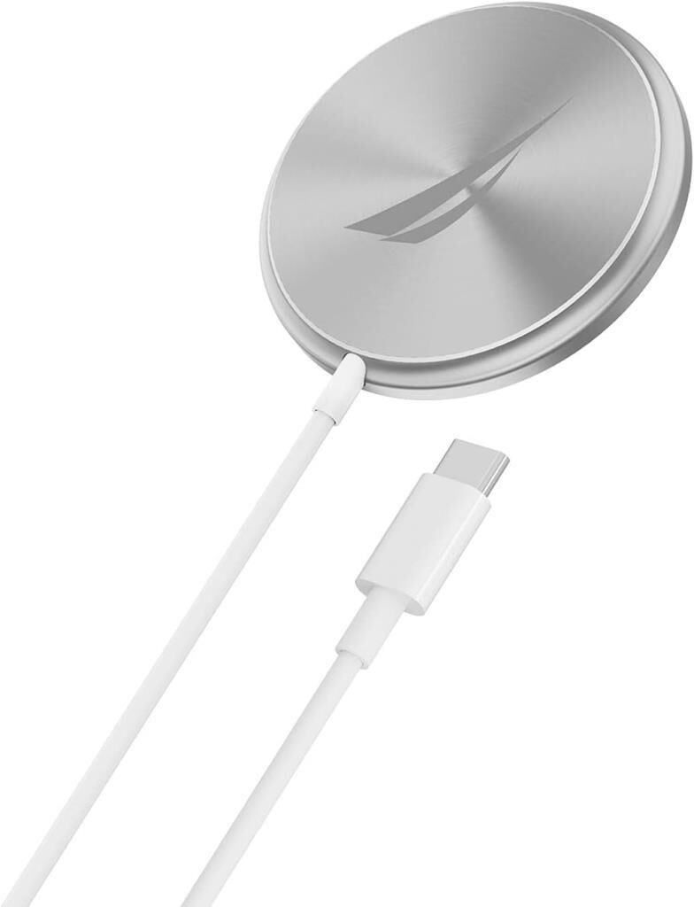 Nautica CH200 Wireless Kablosuz 15W Hızlı Şarj Cihazı Magsafe Uyumlu Beyaz Outlet