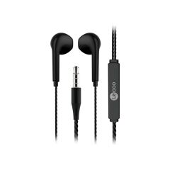 Lecoo EH104 Kablolu 3.5mm Jacklı Kulak İçi Mikrofonlu Kulaklık Siyah