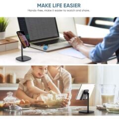 Ugreen Alüminyum Masaüstü Telefon Standı Siyah - TESHİR