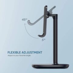 Ugreen Alüminyum Masaüstü Telefon Standı Siyah - TESHİR