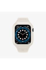 Spigen Apple Watch Seri (40mm) ile Uyumlu Kılıf, Spigen Liquid Air Pro Soft White Outlet
