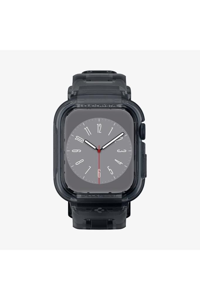 Spigen Apple Watch 45mm (Seri 9/8/7) Kılıf & Kordon Kayış Liquid Crystal Pro Space Crystal - ACS04173 Teşhir