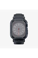 Spigen Apple Watch 45mm (Seri 9/8/7) Kılıf & Kordon Kayış Liquid Crystal Pro Space Crystal - ACS04173 Teşhir