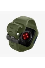 Spigen Apple Watch 45mm (Seri 9/8/7) Kılıf & Kordon Kayış Liquid Air Pro Moss Green Outlet