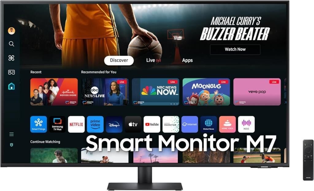 Samsung M7 LS43DM702UUXUF 43'' 4 ms 4K 60 Hz Monitör Teşhir