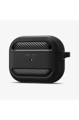 Spigen AirPods Pro Kulaklık Kılıf, Spigen Rugged Armor Matte Black Outlet