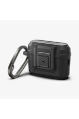 Spigen AirPods Pro (2.Nesil) Kılıf, Spigen Lock Fit Matte Black Outlet