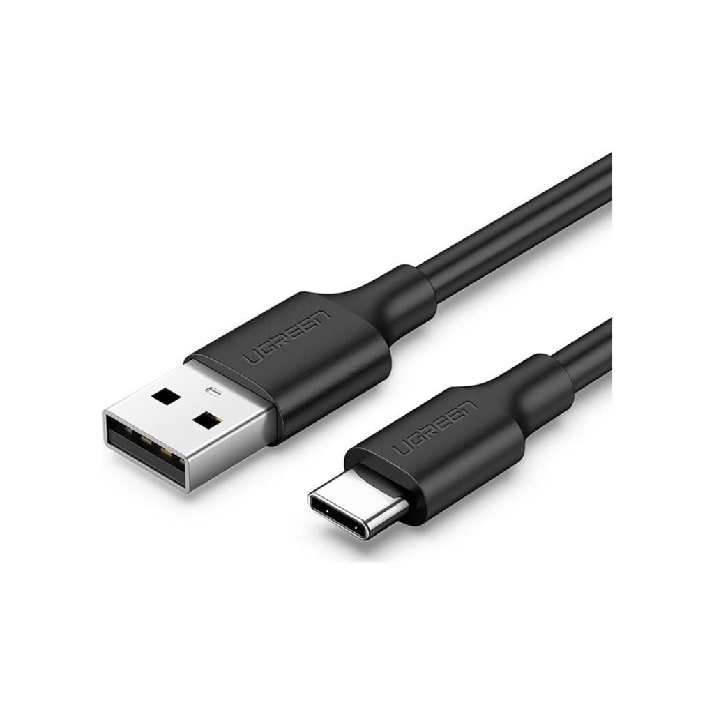 Ugreen USB-A & USB-C Şarj ve Data Kablosu, 2 Metre, Siyah