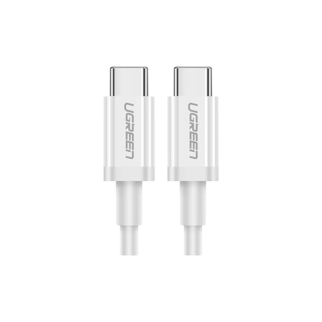 UGREEN 3.0 A, USB-C & USB-C Şarj ve Data Kablosu, 1 Metre, Beyaz