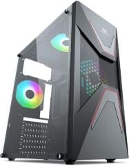 Power Boost VK-G3621C Rainbow Fanlı ATX Oyuncu Kasası Outlet