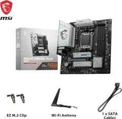 MSI B650M Gaming Plus Wi-Fi AMD AM5 DDR5 Micro ATX Anakart Outlet