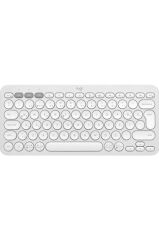 Logitech Pebble Keys 2 K380S 920-011860 Beyaz TKL Q Kablosuz Klavye Teşhir