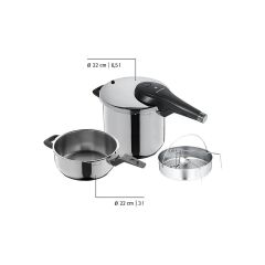 WMF Perfect Premium Düdüklü Tencere Seti 6.5+3L (Teşhir & Outlet) - 1511005793