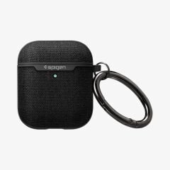 Spigen Apple AirPods (2.nesil) / (1.nesil) ile Uyumlu Kılıf Urban Fit Dokuma Black - OUTLET