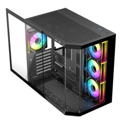 Eternal Pro X Aqua Siyah Oyuncu Kasası + 650W Güç Kaynağı (X EP65)