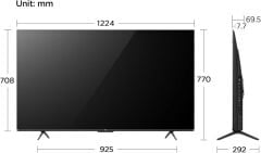 TCL 55T7B 4K Ultra HD 55'' 140 Ekran Uydu Alıcılı Google Smart QLED TV Outlet