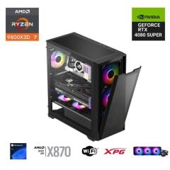 ETERNAL POWER  RYZEN 7 9800X3D 64GB DDR5 1TB M.2  RTX 4080 SUPER X870 WIFI 1000W 360M