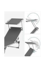 Songmics GCB19 55x193x31 cm Gölgelikli Katlanabilir Şezlong - OUTLET