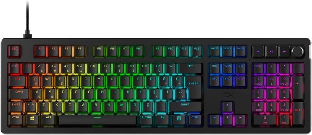 HyperX Alloy Rise Mechanical Gaming Keyboard Oyun Klavyesi Teşhir